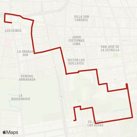 Red Gabriela - (M) Santa Rosa map