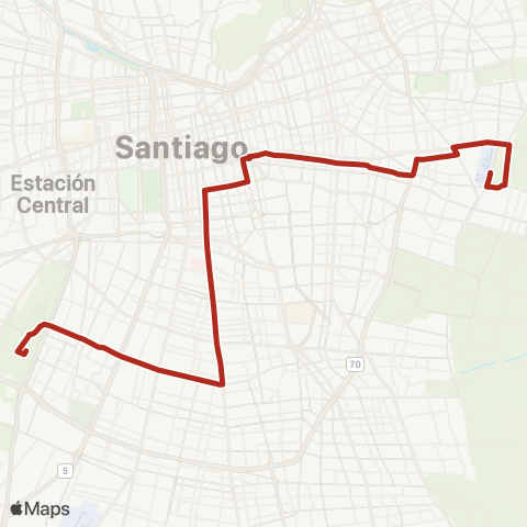 Red La Reina - Av. lo Ovalle map