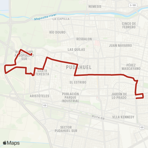 Red Enea - (M) San Pablo map