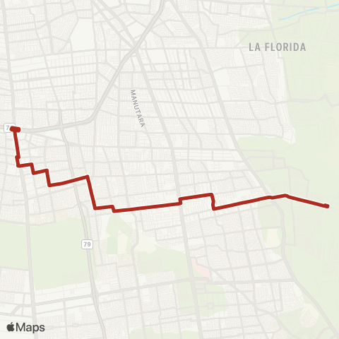 Red Diego Portales - (M) Santa Rosa map