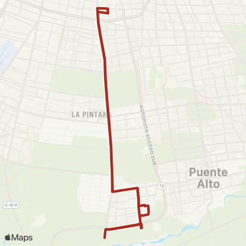 Red El Volcan - (M) Santa Rosa map