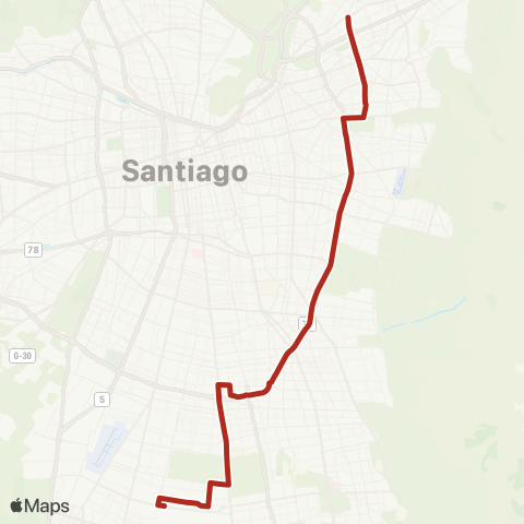 Red Pablo de Rokha - Vitacura map