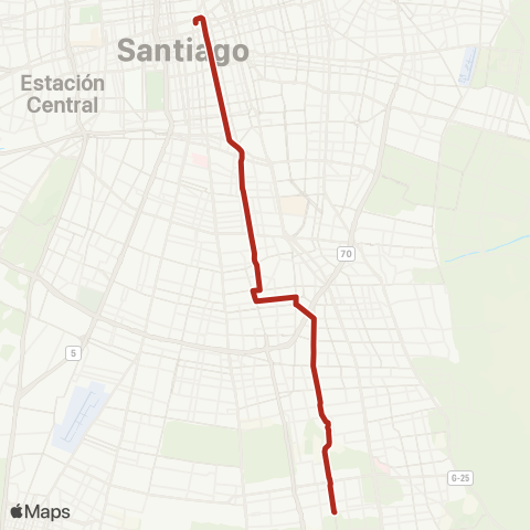 Red Alameda - Ejercito Libertador map