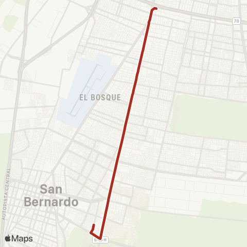 Red (M) la Cisterna - Angelmo map