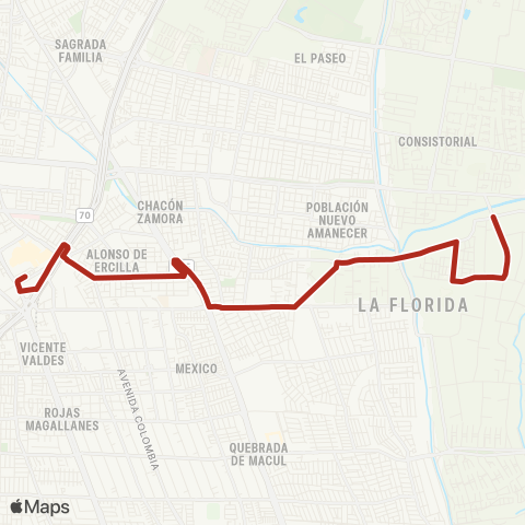 Red (M) Bellavista de la Florida - Maria Angelica map