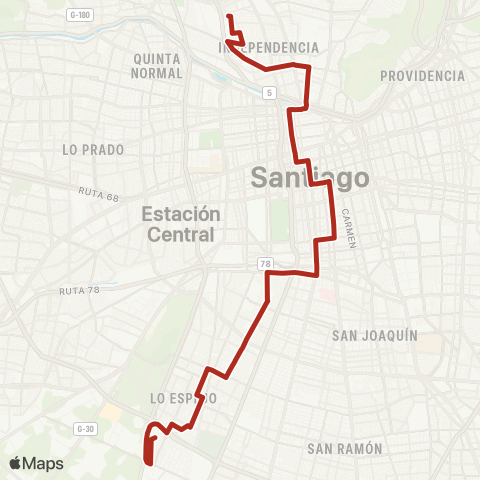 Red Juan Antonio Rios - Pob. las Turbinas map