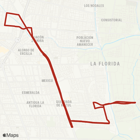Red Jardin del Este - (M) Macul map