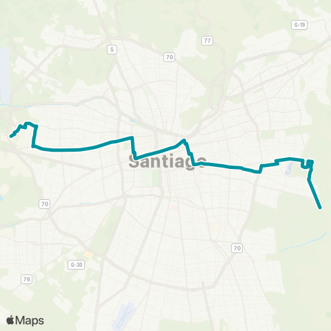 Red Pob. Teniente Merino - la Reina map