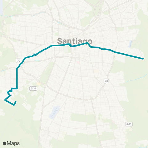 Red Villa el Abrazo - Peñalolen map