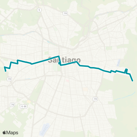 Red Pudahuel Sur - Rio Claro map