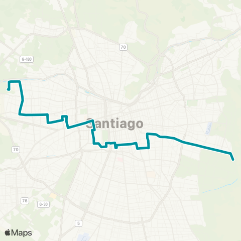 Red Cerro Navia - Peñalolen map