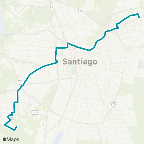 Red Villa el Abrazo - Vitacura map