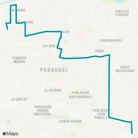 Red (M) Neptuno - la Alianza map