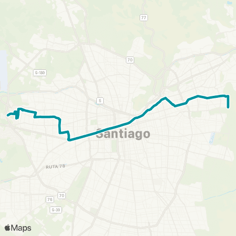 Red El Tranque - Colon map