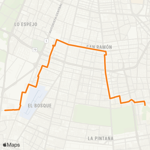 Red La Vara - Santo Tomas map