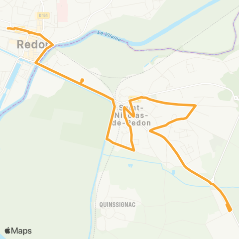 RED Saint-Perreux - Gare SNCF map