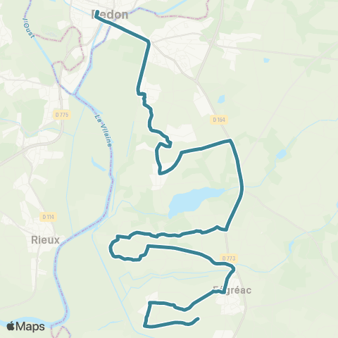 Redon Scolaire  map