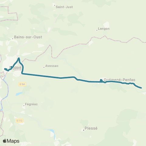 Redon Scolaire  map