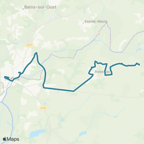 Redon Scolaire  map