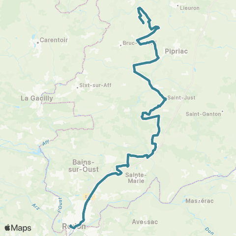 Redon Scolaire  map