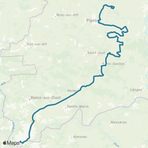 Redon Scolaire  map