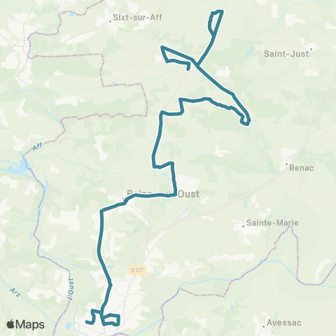 Redon Scolaire  map
