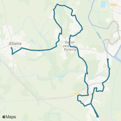 Redon Scolaire  map