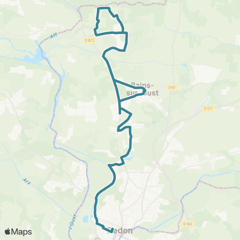 Redon Scolaire  map