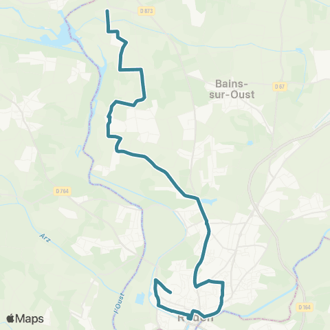 Redon Scolaire  map