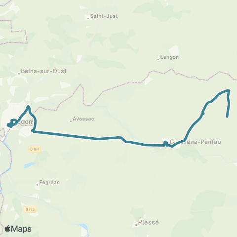 Redon Scolaire  map
