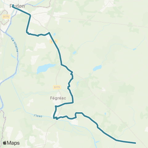 Redon Scolaire  map