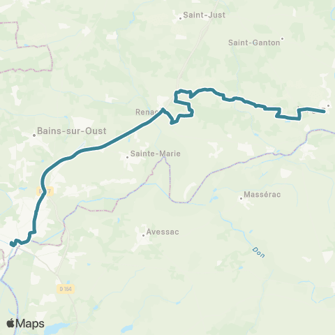 Redon Scolaire  map