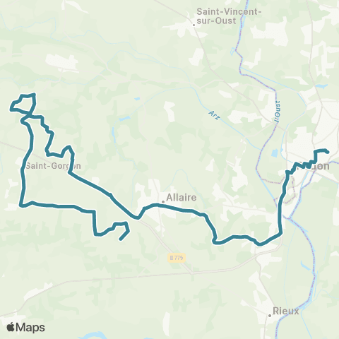 Redon Scolaire  map