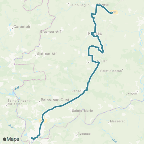 Redon Scolaire  map