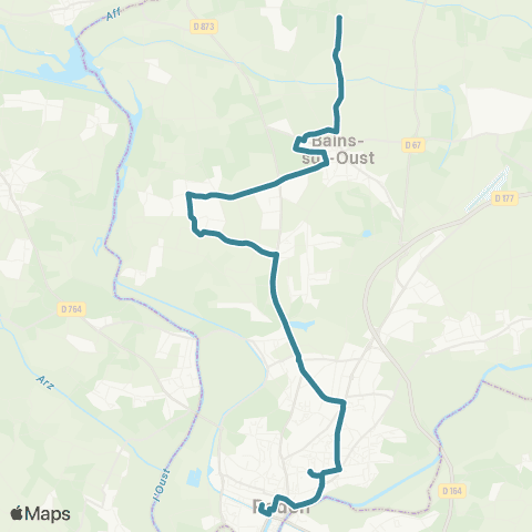 Redon Scolaire  map