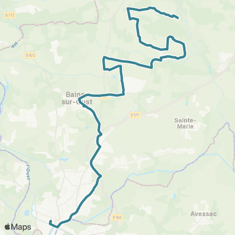 Redon Scolaire  map