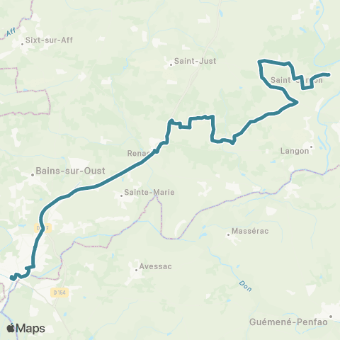 Redon Scolaire  map
