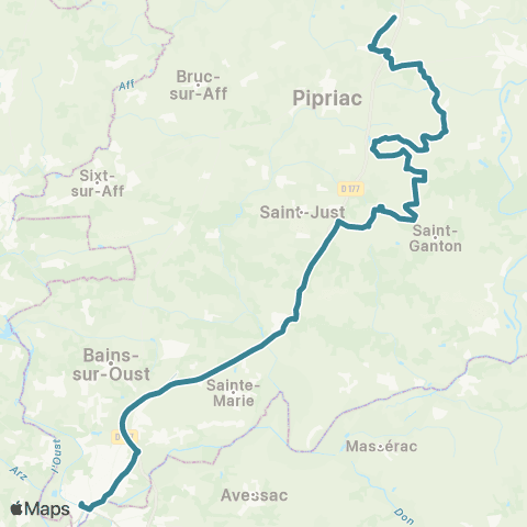 Redon Scolaire  map