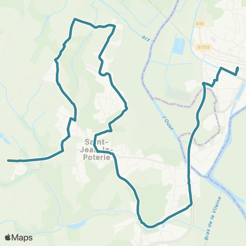 Redon Scolaire  map