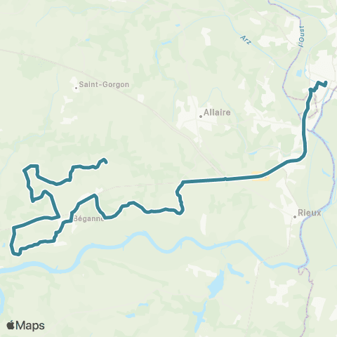 Redon Scolaire  map