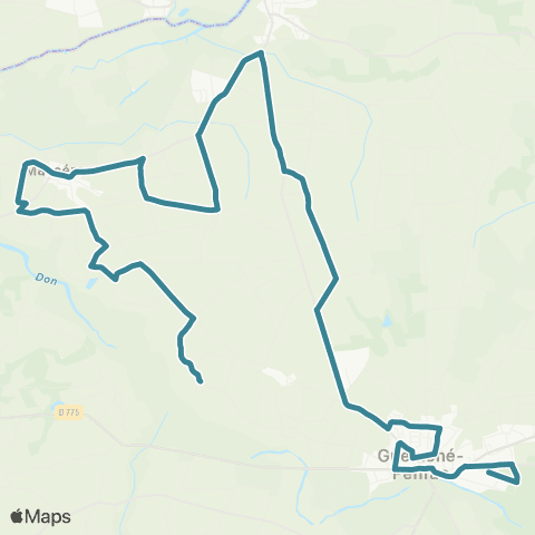 Redon Scolaire  map