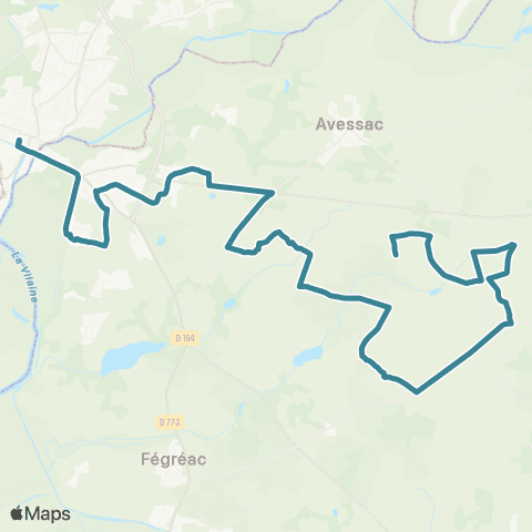 Redon Scolaire  map