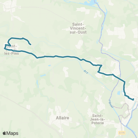 Redon Scolaire  map