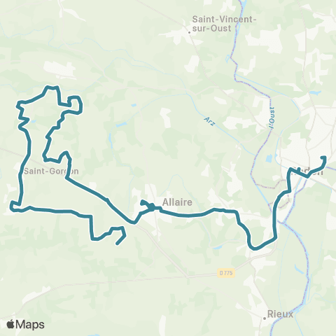 Redon Scolaire  map