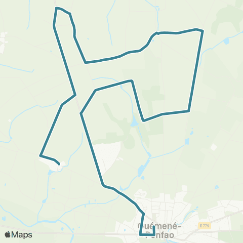 Redon Scolaire  map