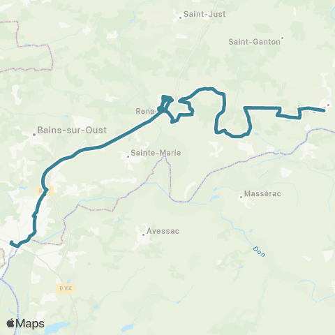 Redon Scolaire  map