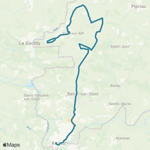 Redon Scolaire  map