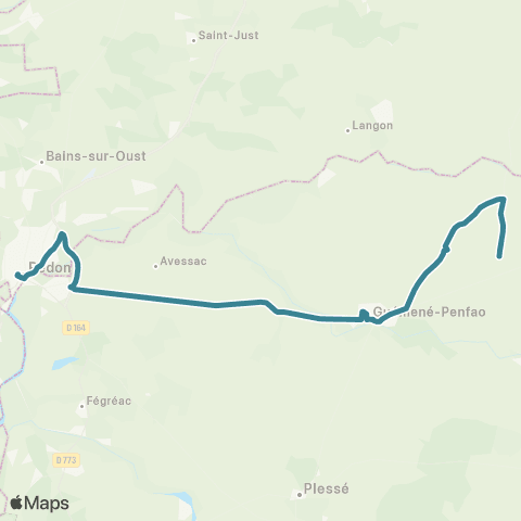 Redon Scolaire  map