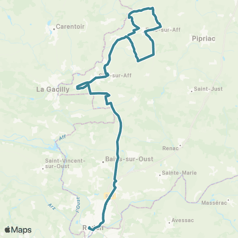 Redon Scolaire  map