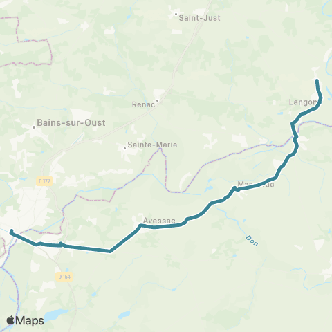 Redon Scolaire TER Lycées Redon map